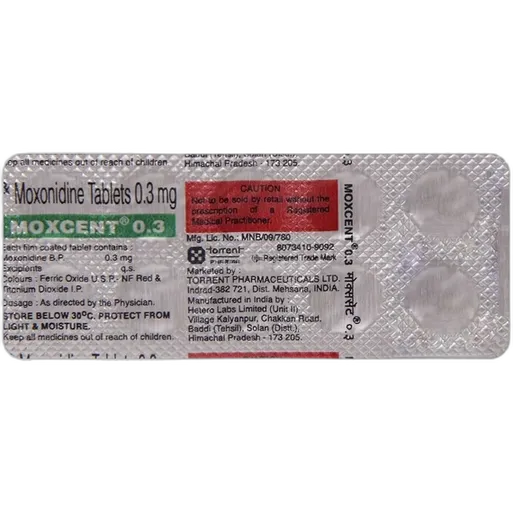 moxcent 0.3mg tablet 10's